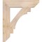 Ekena Millwork Merced Slat Smooth Bracket, Douglas Fir, 5 1/2"W x 28"D x 32"H BKT06X28X32MRC06SDF - alternate 2
